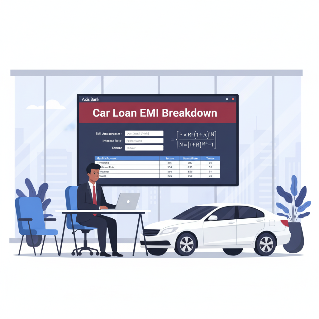 Axis Bank Car Loan EMI Calculator