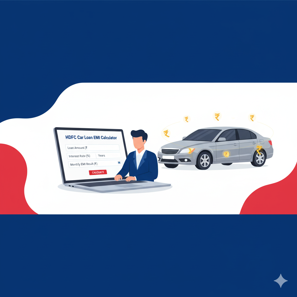 HDFC car loan EMI calculator