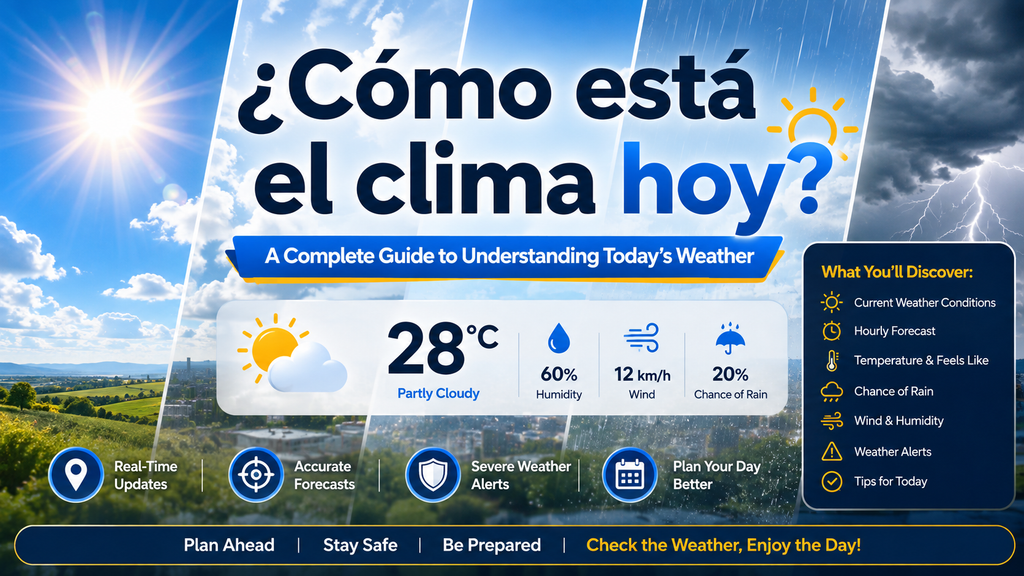 Cómo está el clima hoy